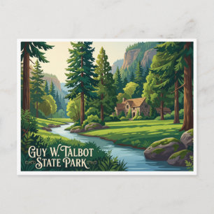 Guy W. Talbot State Park Dunthorpe Oregon Postkarte