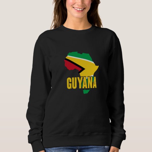 Guyana African Pride and Heritage  2 Sweatshirt (Vorderseite)