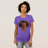 Guyana Afro Girl T-Shirt (Vorne ganz)