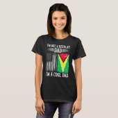 Guyana American Flag Guyana Root Vater T-Shirt (Vorne ganz)