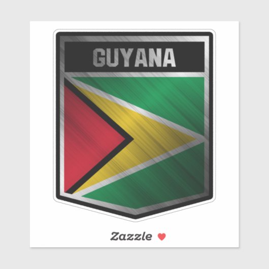 Guyana Aufkleber (Blatt)