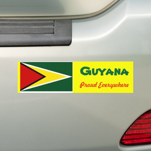 Guyana-Autoaufkleber Autoaufkleber (Auf Auto)