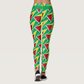 GUYANA Benutzerdefinierter Text führt Ihr EIGENES Leggings (Rückseite)