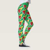 GUYANA Benutzerdefinierter Text führt Ihr EIGENES Leggings (Rechts)