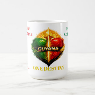 Guyana bunt kaffeetasse