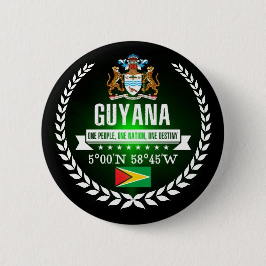 Guyana Button (Vorderseite)