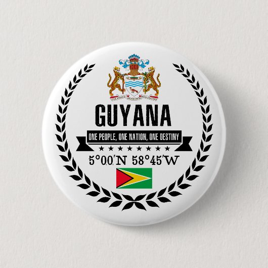Guyana Button (Vorderseite)