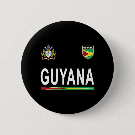 Guyana Cheer Jersey 2017 Fußball Guyana Button (Vorderseite)