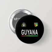 Guyana Cheer Jersey 2017 Fußball Guyana Button (Vorne & Hinten)