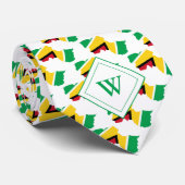 GUYANA Christlich Scripting Monogram Krawatte (Gerollt)