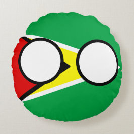 Guyana Countryball Pillow Rundes Kissen