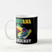Guyana Cricket Player Flag Jersey Guyana Sports Kaffeetasse (Links)