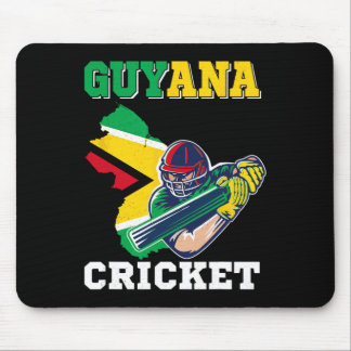 Guyana Cricket Player Flag Jersey Guyana Sports  Mousepad