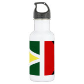 Guyana Edelstahlflasche (Rückseite)