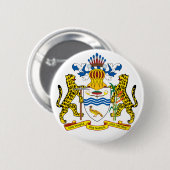 Guyana-Emblem Button (Vorne & Hinten)