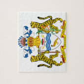 Guyana Emblem Puzzle (Vertikal)