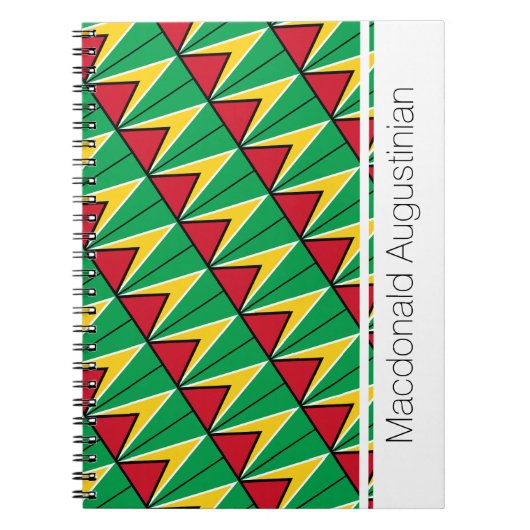GUYANA Flag Anpassbare Notebook-Journal Notizblock (Vorderseite)
