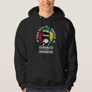 Guyana Flag Bahamas Grown Women Girl Citizen Pride Hoodie