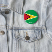 Guyana Flag Charming Patriotic Button (Beispiel)
