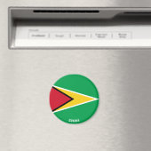 Guyana Flag Charming Patriotic Magnet (In Situ (Geschirrspüler))