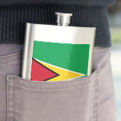 Guyana Flag Elegant Patriotic Flask Flachmann (Beispiel)