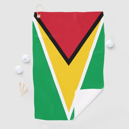 Guyana flag golfhandtuch (Insitu)