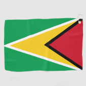 Guyana flag golfhandtuch (Horizontal)