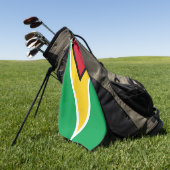 Guyana flag  golfhandtuch (Gras)