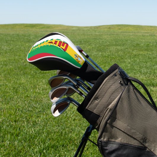 Guyana Flag Gorgeous Patriotic Golf Headcover (In SItu)