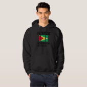 Guyana-Flag Guyana Geborene Guyana-Wurzeln Hoodie (Vorne ganz)