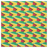 Guyana Flag & Guyana Trendy Fabric /mode Stoff (Muster)