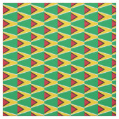 Guyana Flag & Guyana Trendy Fabric /mode Stoff (Muster)