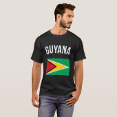 Guyana Flag Guyanese Guyana T-Shirt (Vorne ganz)