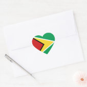 Guyana Flag Heart Sticker (Umschlag)