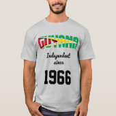 Guyana Flag Independence Celebration T-Shirt (Vorderseite)