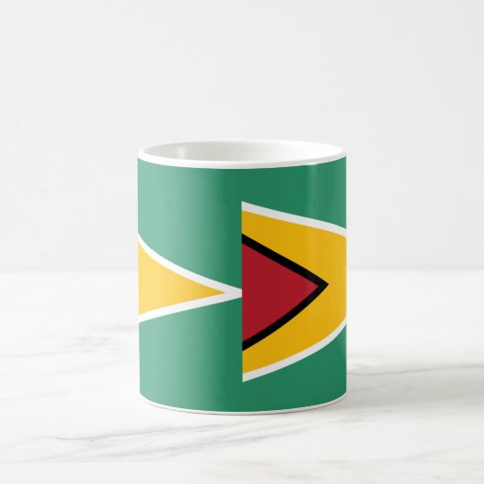 Guyana Flag Keramik Kaffee Tasse (Mittel)