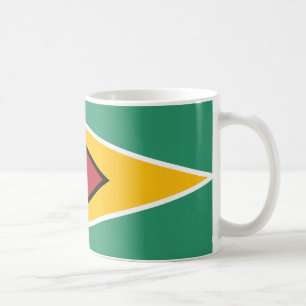 Guyana Flag Keramik Kaffee Tasse