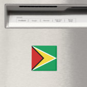 Guyana Flag Magnet (In Situ (Geschirrspüler))