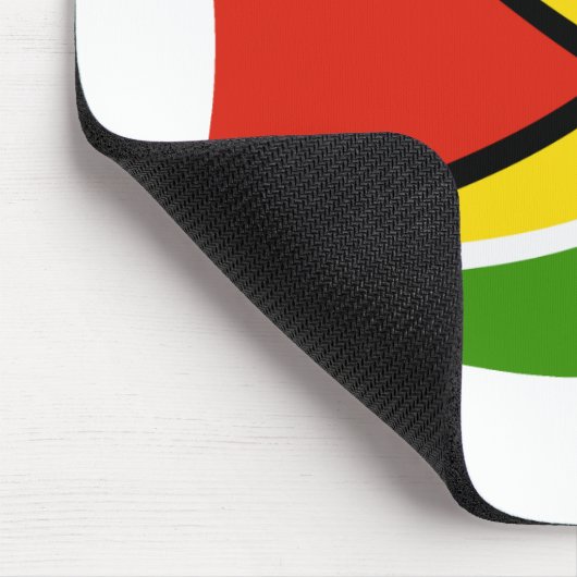 Guyana Flag Mousepad (Ecke)
