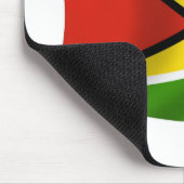 Guyana Flag Mousepad (Ecke)