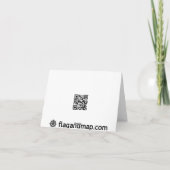 Guyana Flag Notecard Karte (Rückseite)