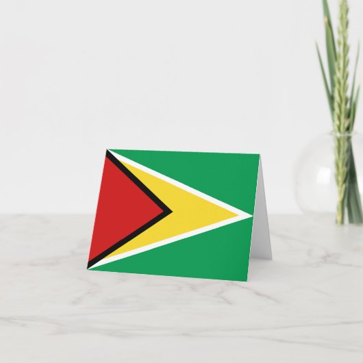 Guyana Flag Notecard Karte (Vorderseite)