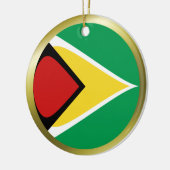 Guyana Flag Ornament (Links)