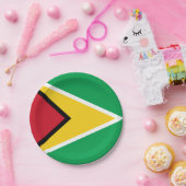 Guyana flag pappteller (Party)