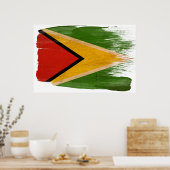 Guyana Flag Posters Poster (Küche)