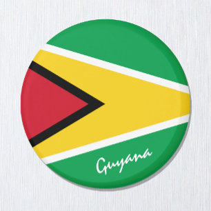 Guyana flag & South America - travel/sport fans Magnet