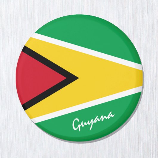 Guyana flag & South America - travel/sport fans Magnet