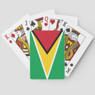 Guyana flag  spielkarten