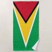 Guyana Flag Splendid Patriotic Strandtuch (Vorderseite)