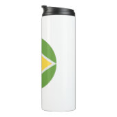 Guyana Flag Thermosbecher (Nach rechts gedreht)
